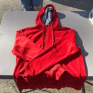 everlast red zip up jacket